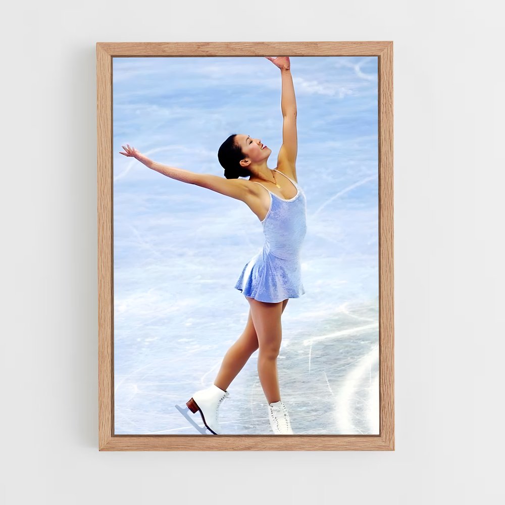 Poster Michelle kwan patinages – affiche Patinage artistique (vue 4)